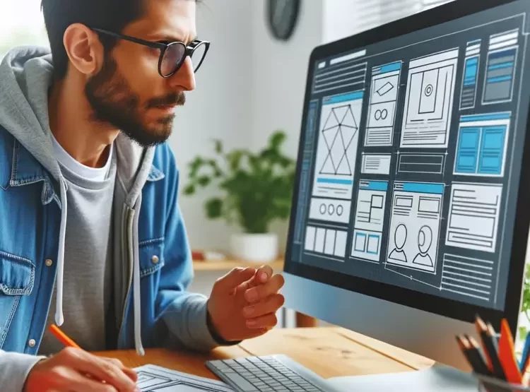 what is a website wireframe